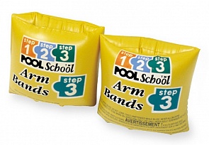 Нарукавники Pool School Step-3, цветные (Intex, 56643)